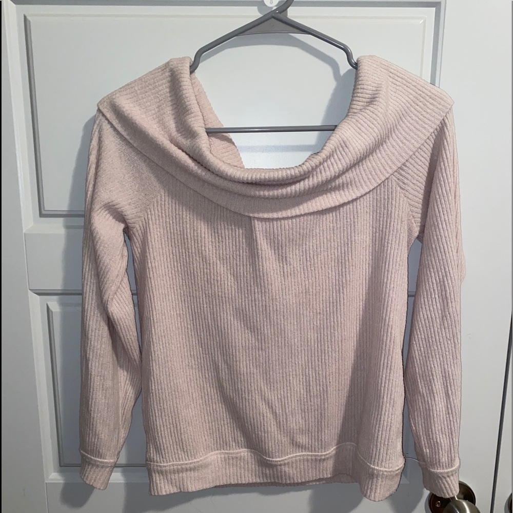 Off the shoulder sweater